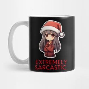 Extremely sarcastic Christmas Girl Mug